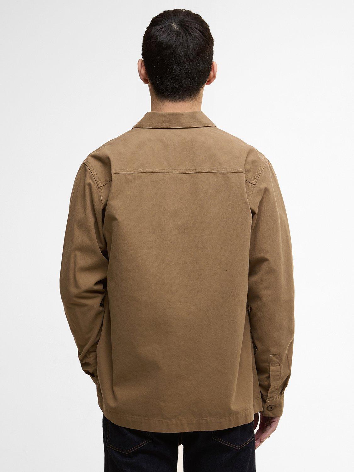 Product image 2 of 7, which shows Barbour International Jacks Overshirt, Sandstone, S