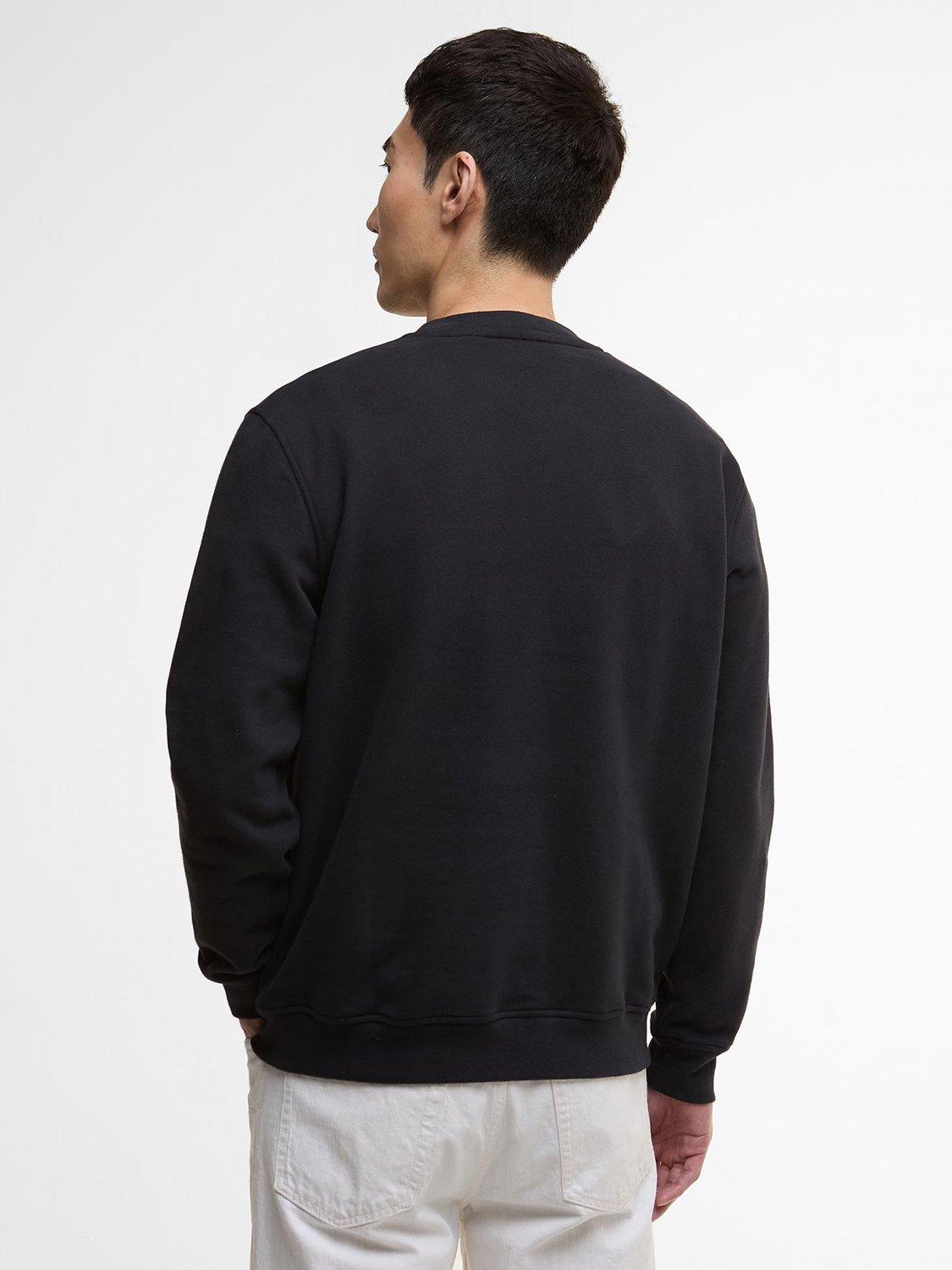 Product image 2 of 5, which shows Barbour International Daytona Graphic Sweatshirt, Black, XL