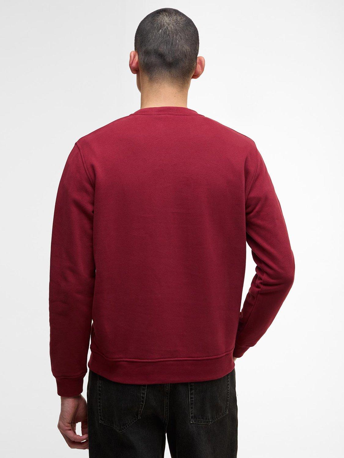 Product image 2 of 5, which shows Barbour International Morgan Cotton Sweatshirt, Wine, L