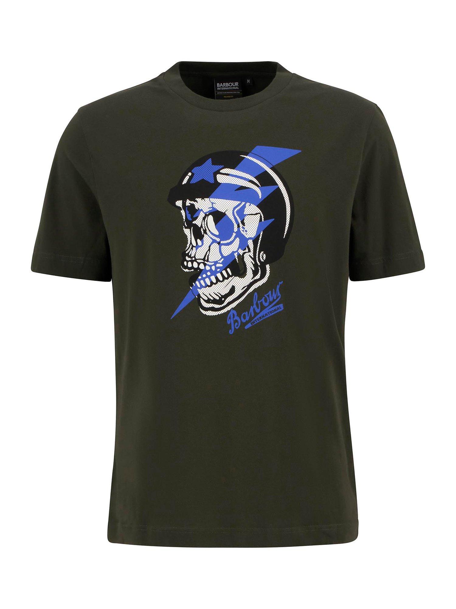 Product image 4 of 5, which shows Barbour International Flash Graphic T-Shirt, Sage, S