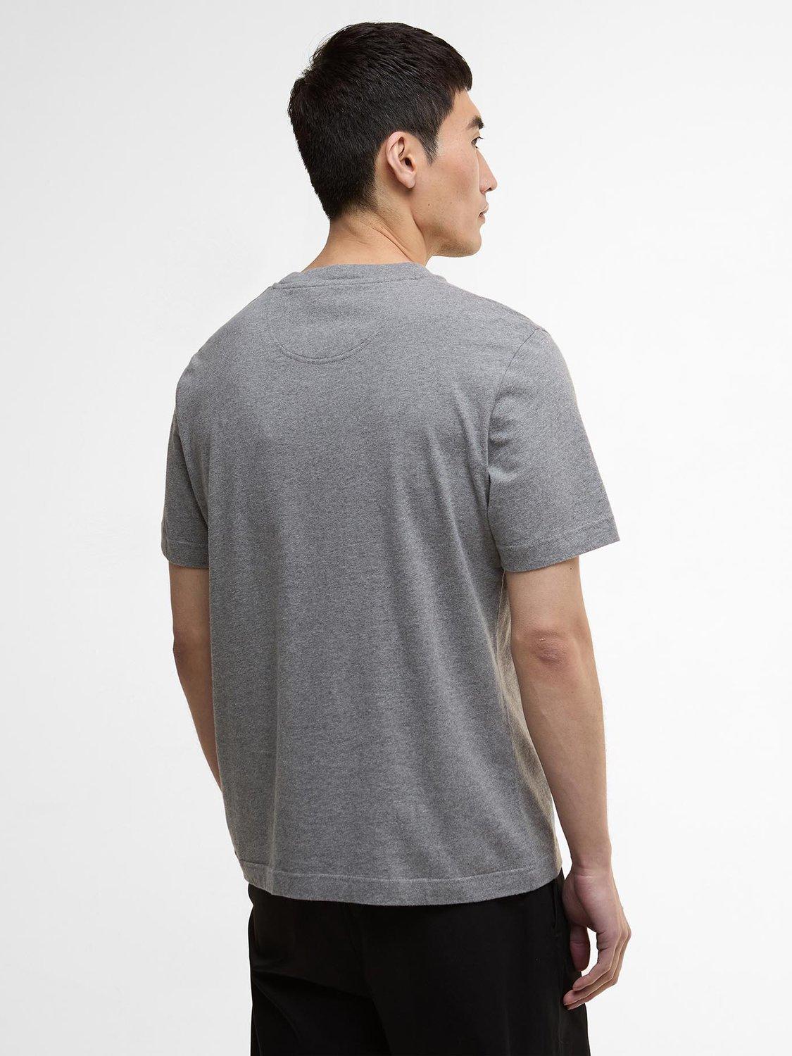 Product image 2 of 5, which shows Barbour International Scape Graphic T-Shirt, Anthracite Marl, L