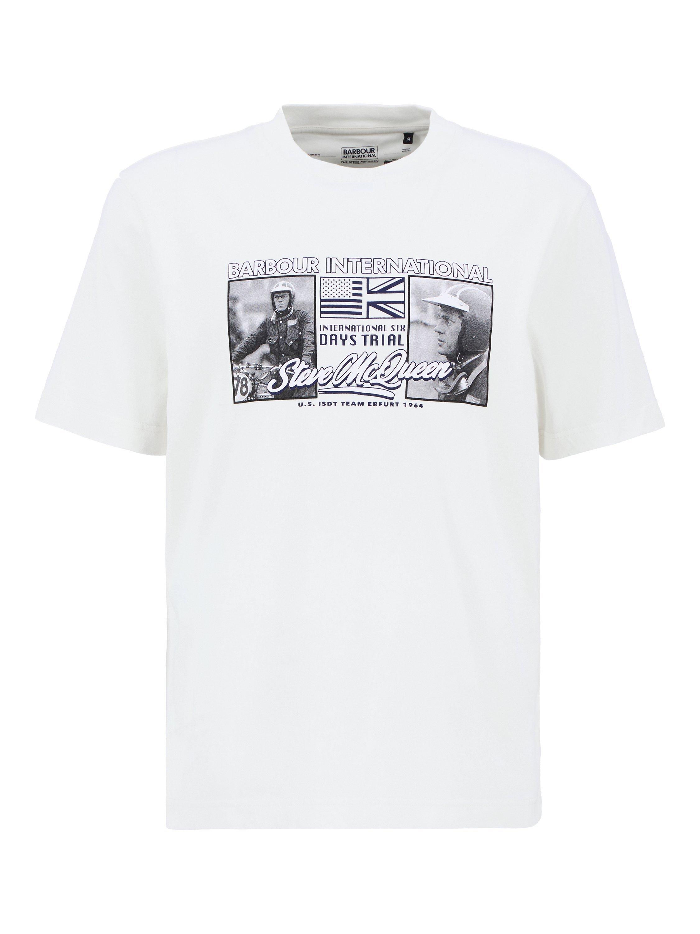 Product image 5 of 5, which shows Barbour International Multon Graphic T-Shirt, Whisper White, XXXL