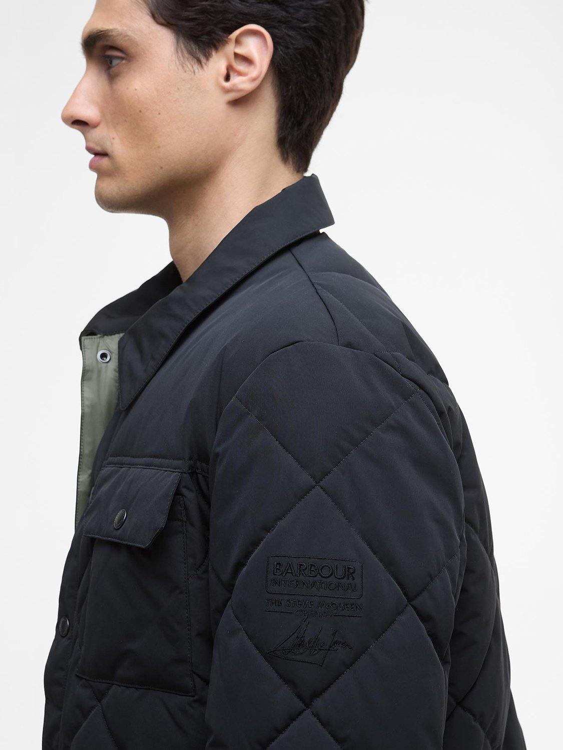 Product image 4 of 6, which shows Barbour International Axwell Puffer Jacket, Black, XXL