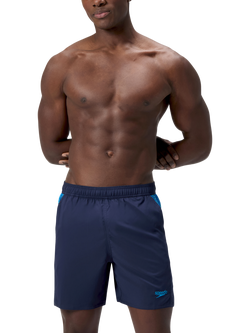 Speedo HyperBoom Xpress Lite Swim Shorts, Navy/ Blue, Navy/ Blue