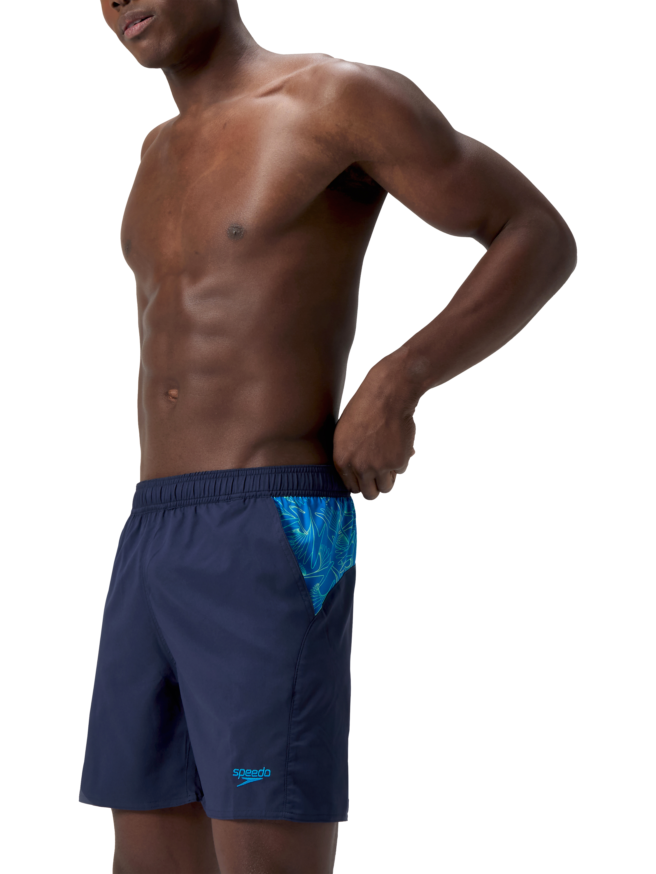 Product image 3 of 5, which shows Speedo HyperBoom Xpress Lite Swim Shorts, Navy/ Blue, S