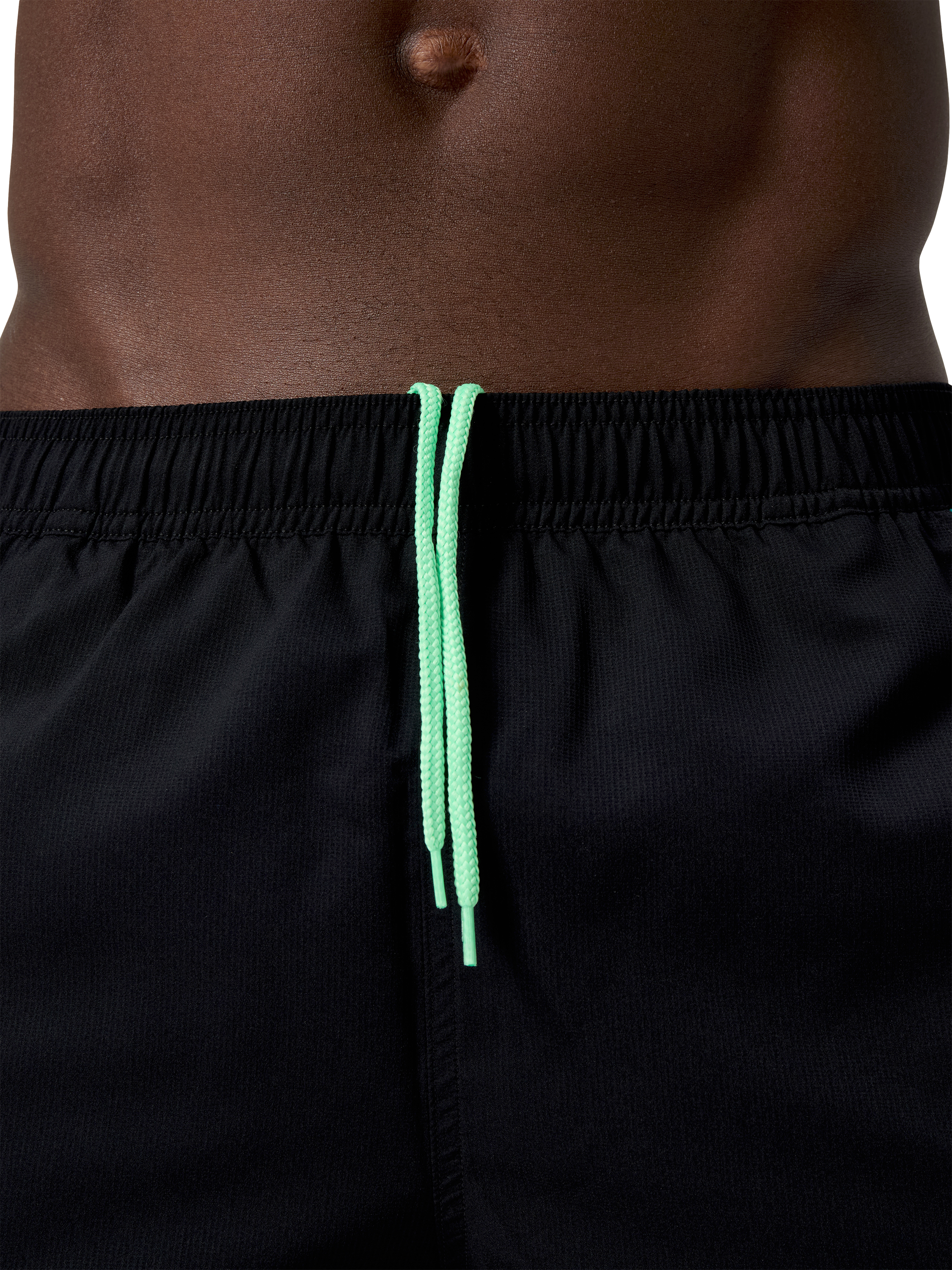Product image 2 of 5, which shows Speedo Xpress Lite Hyperboom Print Water Shorts, Black/ Green, S