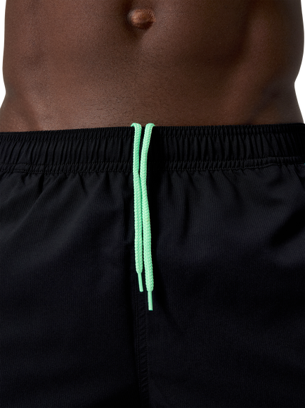 Speedo Xpress Lite Hyperboom Print Water Shorts, Black/Green - view 2, Black/ Green