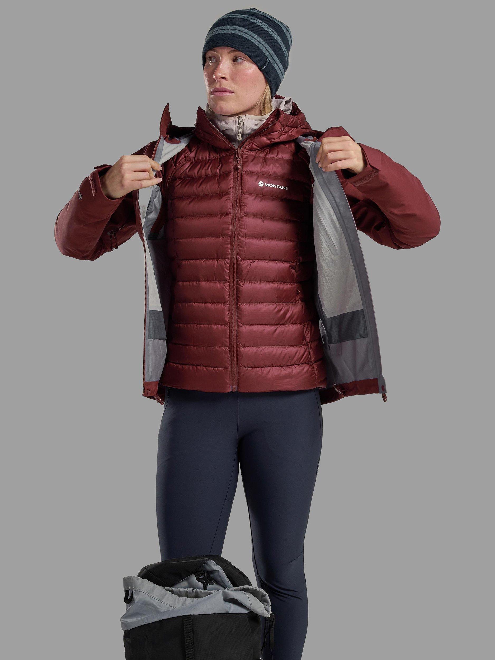 Product image 8 of 9, which shows Montane Anti-Freeze Hooded Jacket, Sumac, 10