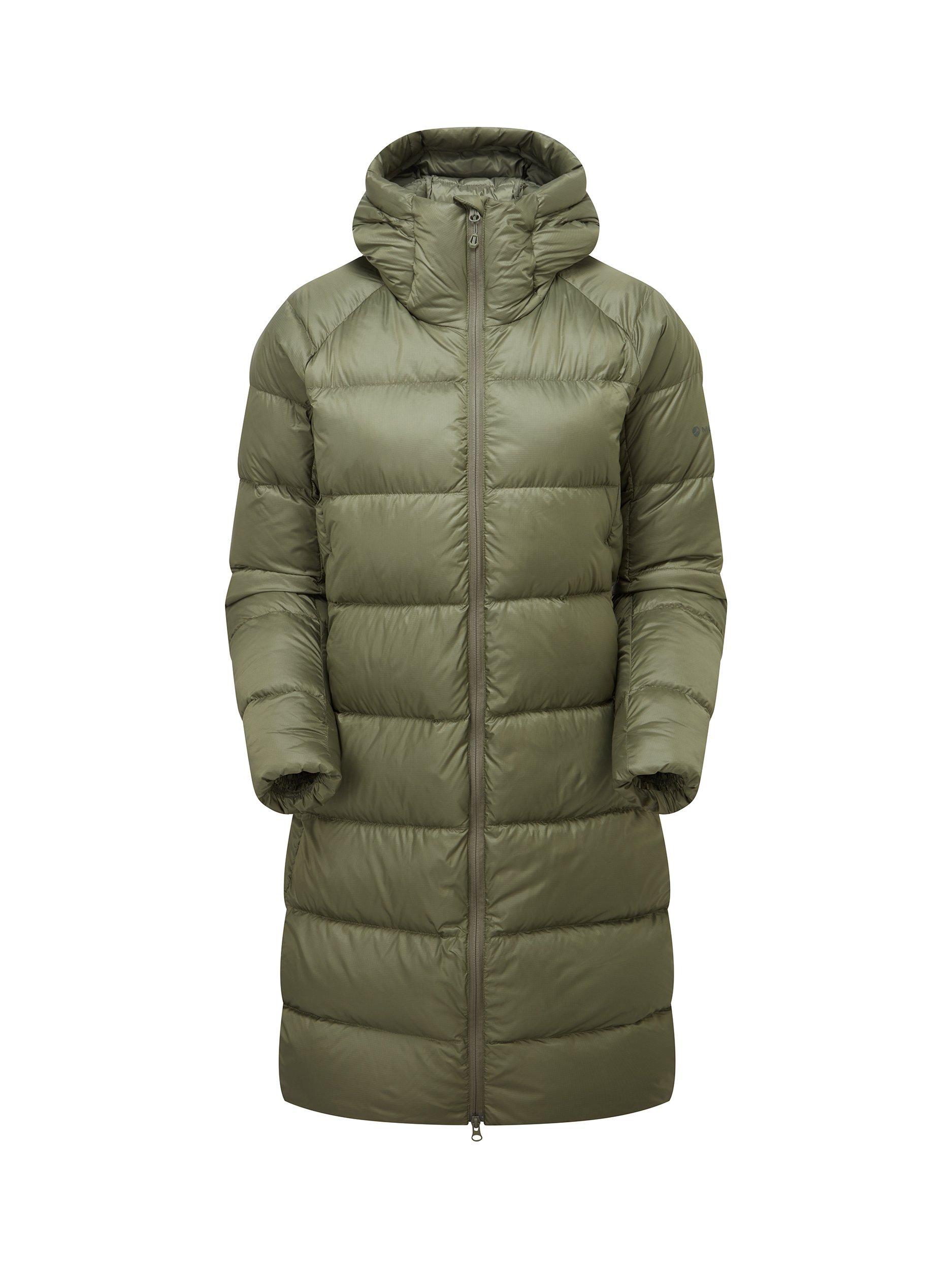 Product image 3 of 7, which shows Montane Women's Polaron XT Longline Hooded Coat, Caper, 10