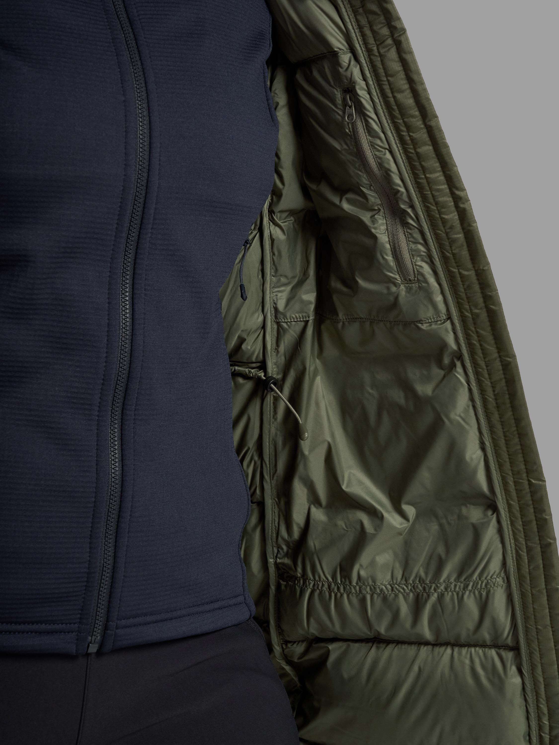 Product image 6 of 7, which shows Montane Women's Polaron XT Longline Hooded Coat, Caper, 10