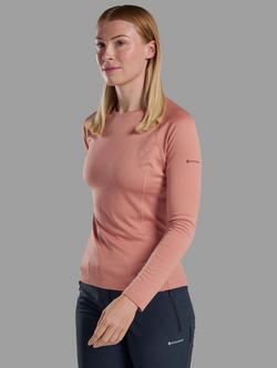 Montane Dart Long Sleeve T-Shirt, Pink Clay