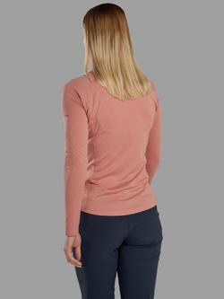 Montane Dart Long Sleeve T-Shirt - view 2, Pink Clay