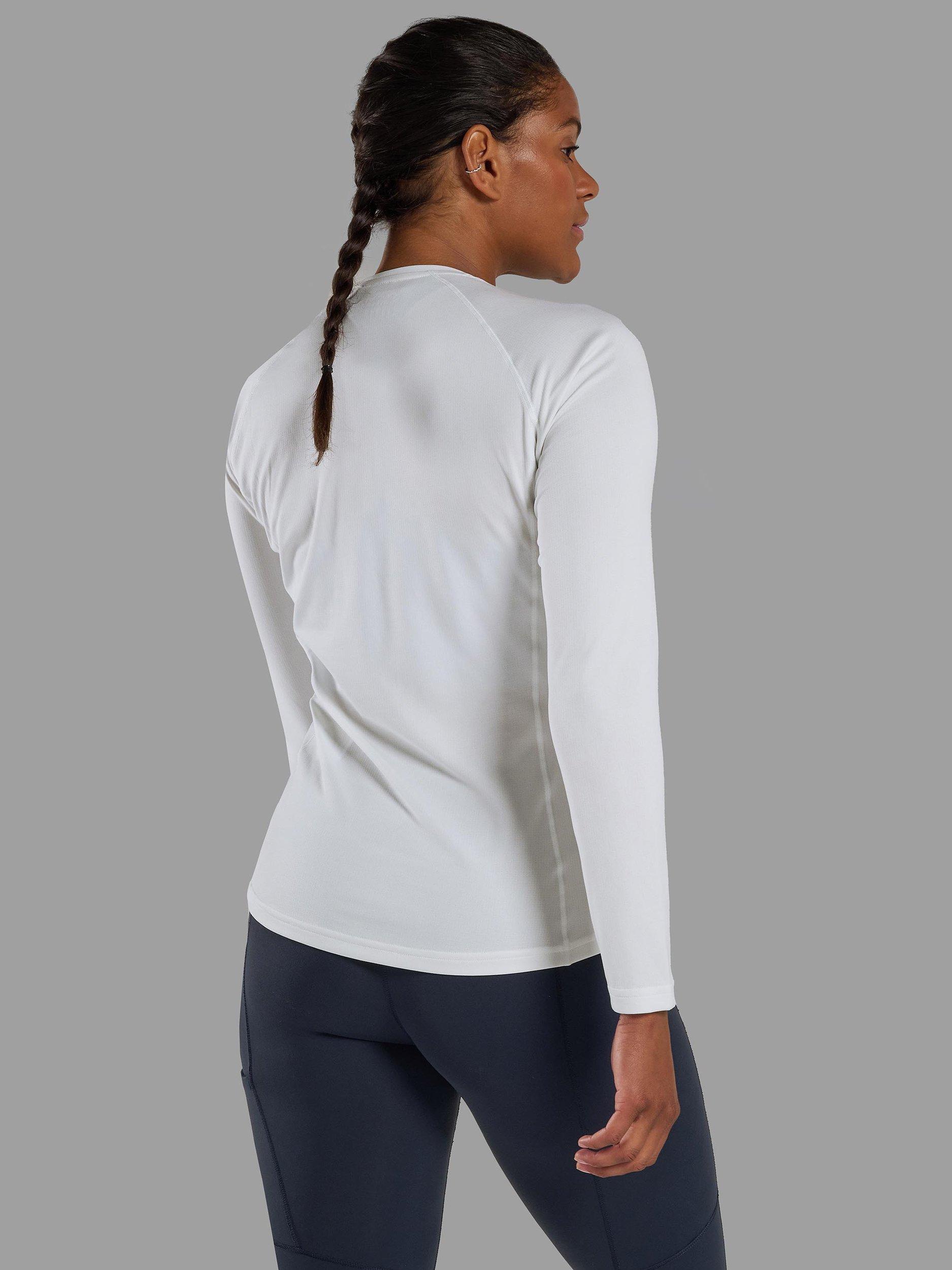 Product image 2 of 3, which shows Montane Dart Long Sleeve T-Shirt, Powder, 6