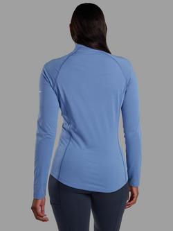 Montane Dart XT Zip Neck Thermal Base Layer - view 2, Cornflower