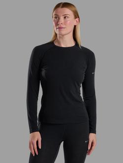 Montane Malli Merino Wool Rich Long Sleeve Top, Black