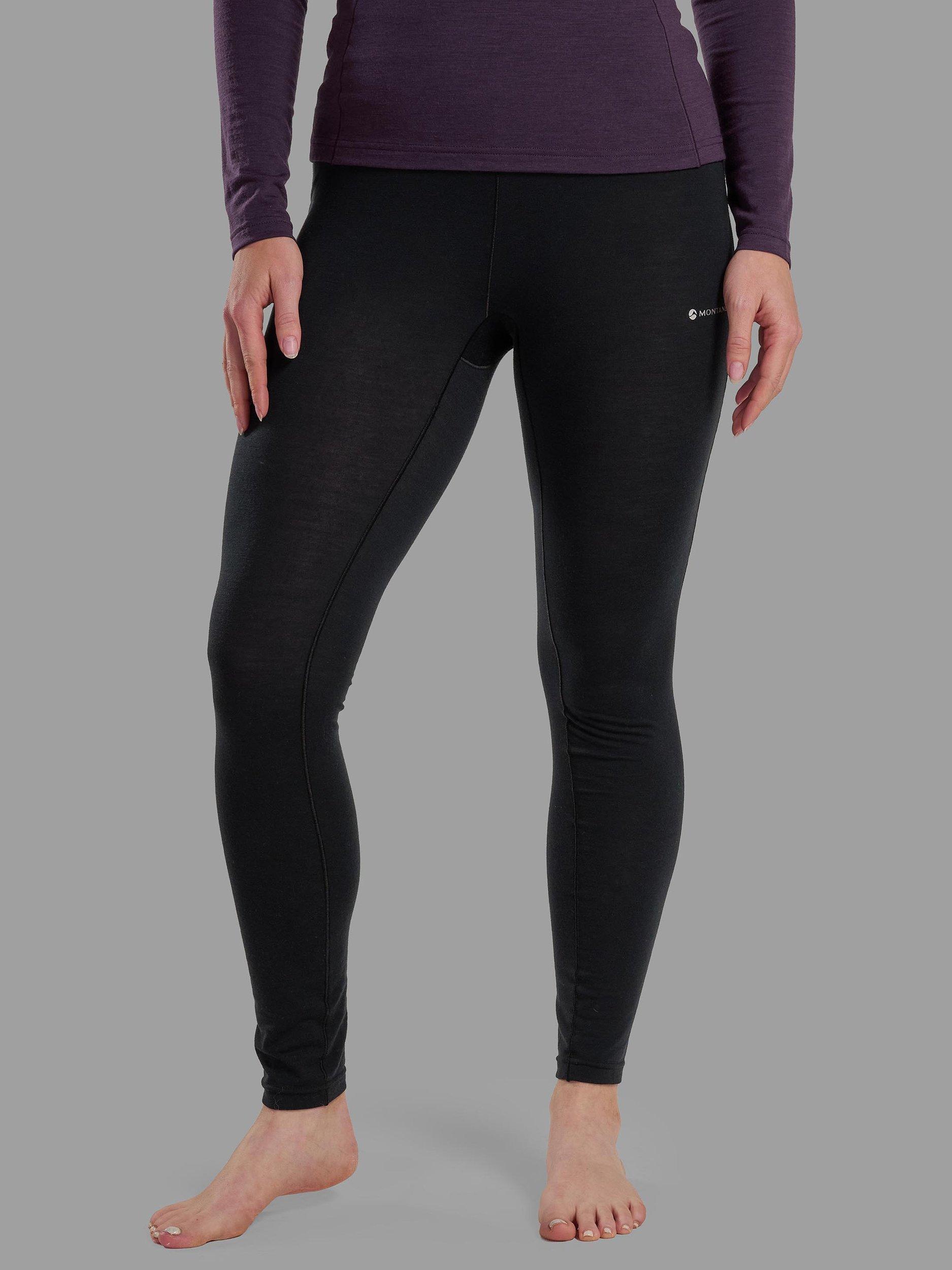Product image 1 of 4, which shows Montane Malli Merino Wool Rich Leggings, Black, 8