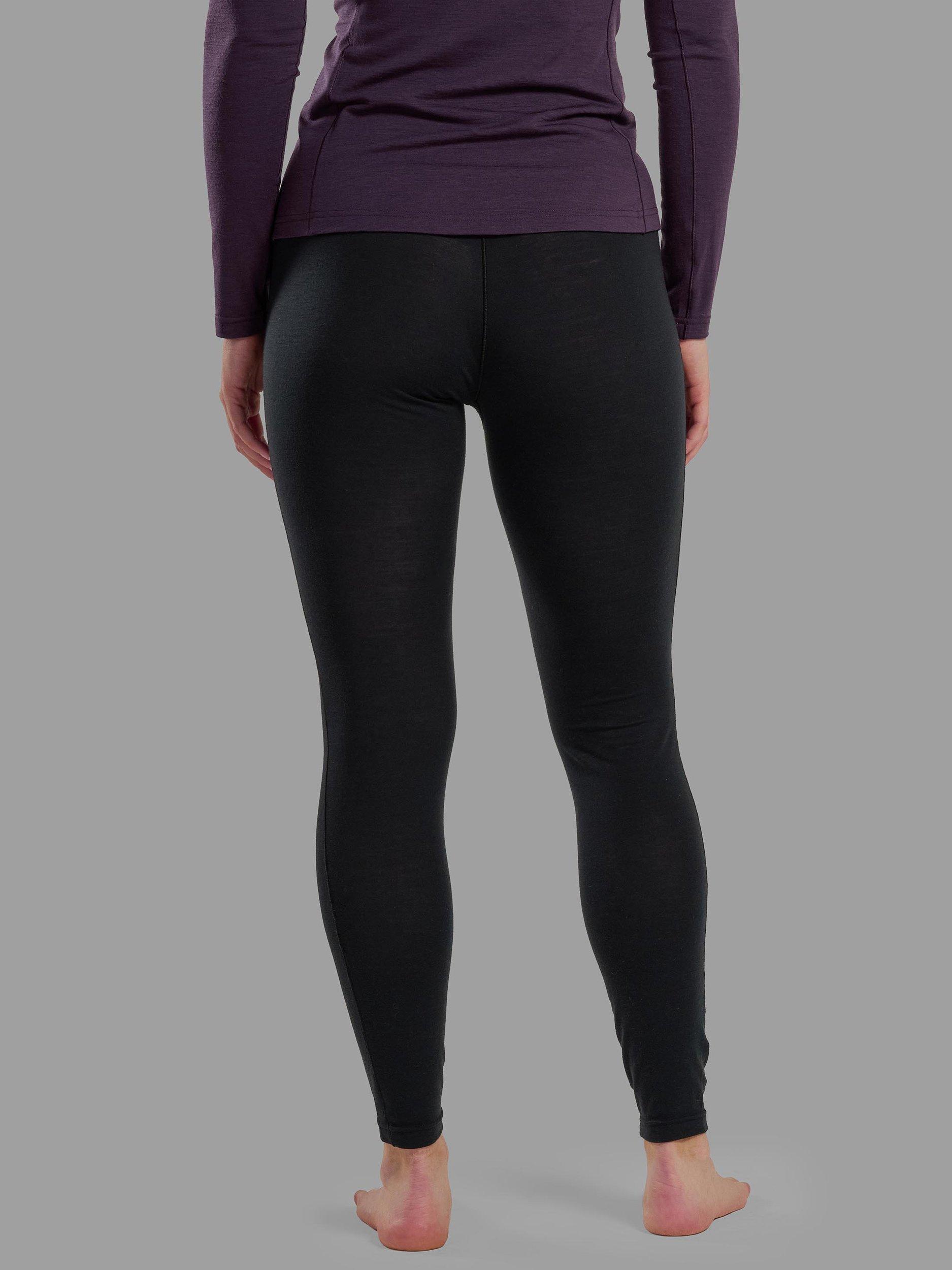 Product image 2 of 4, which shows Montane Malli Merino Wool Rich Leggings, Black, 8