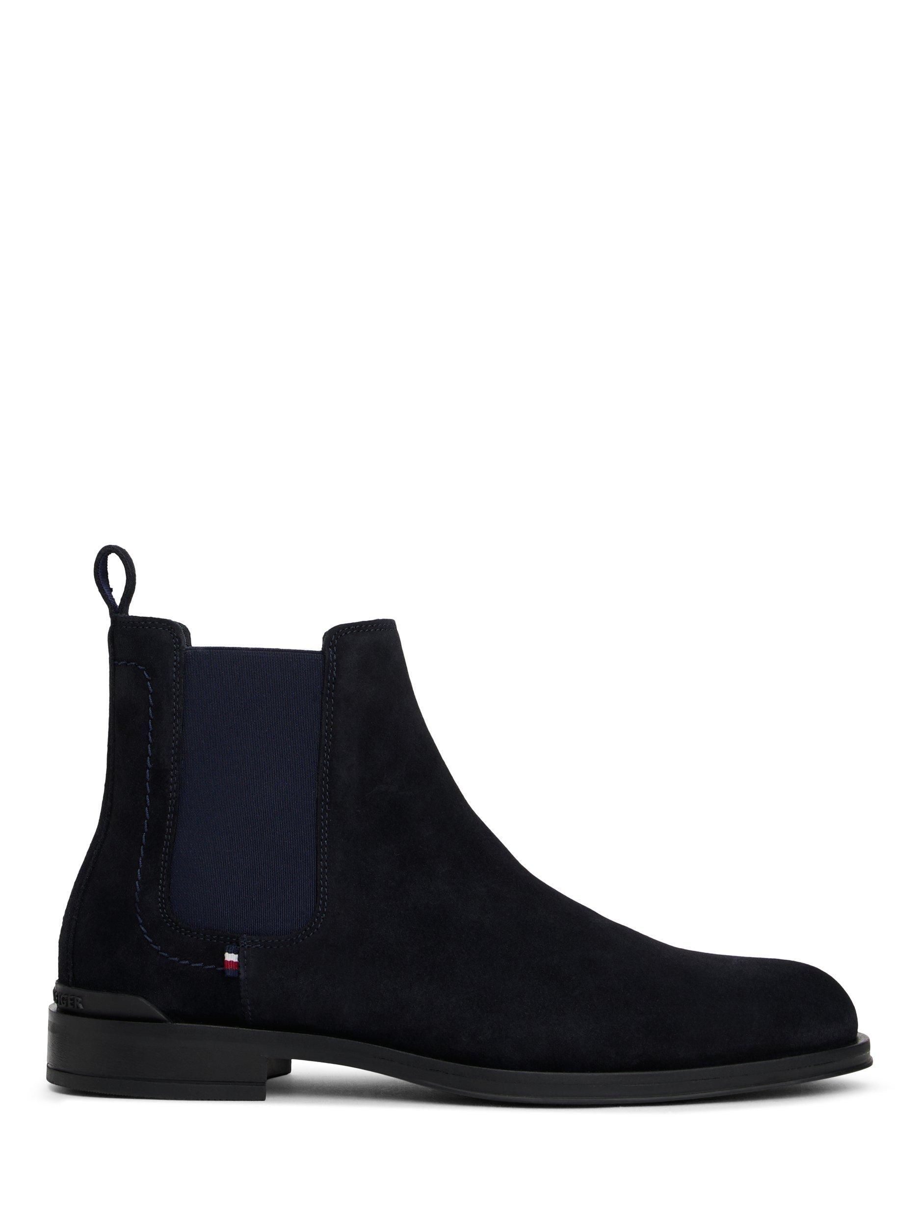 Product image 1 of 5, which shows Tommy Hilfiger Corporate Suede Chelsea Boots, Desert Sky, 7