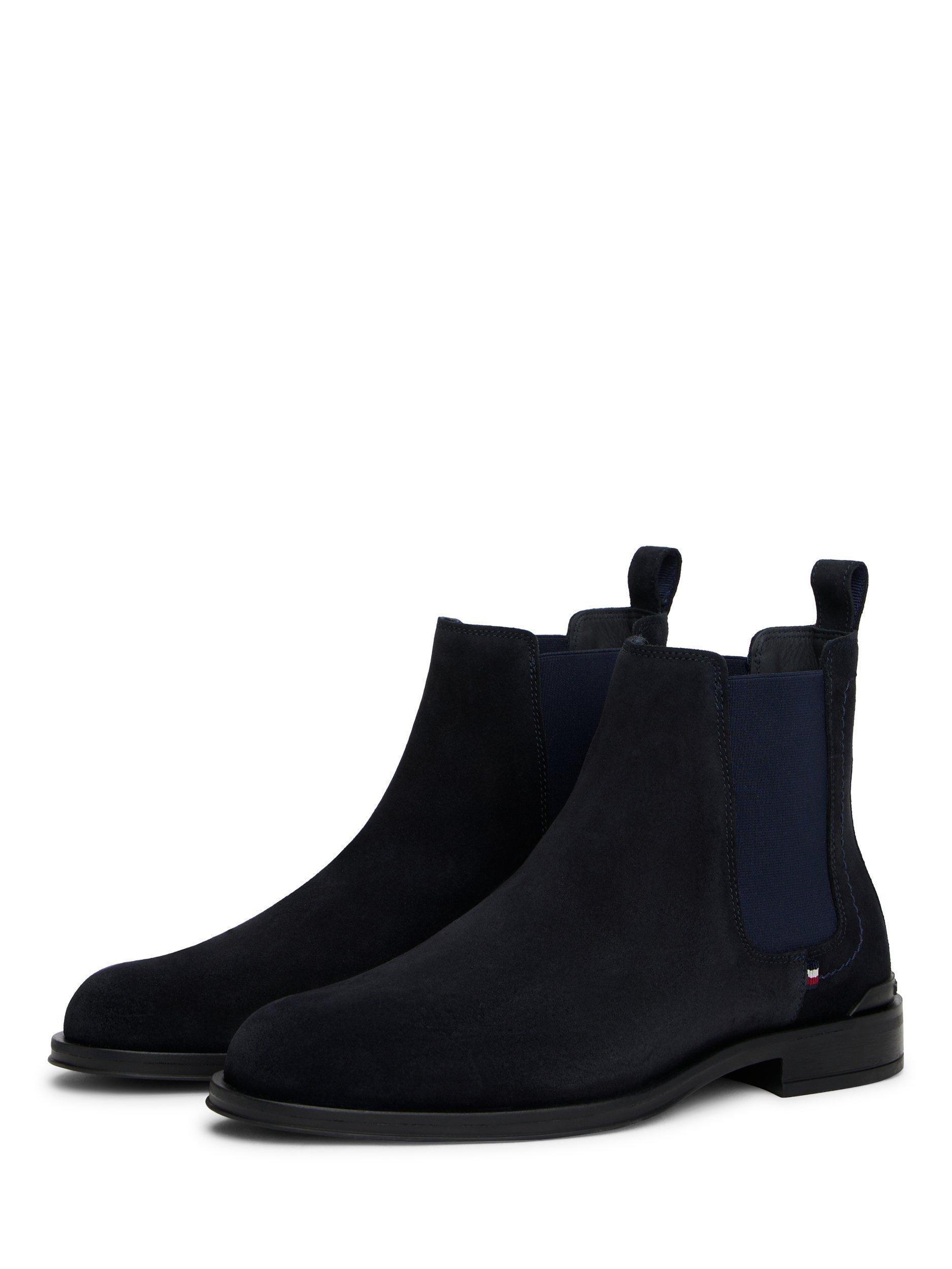 Product image 2 of 5, which shows Tommy Hilfiger Corporate Suede Chelsea Boots, Desert Sky, 7