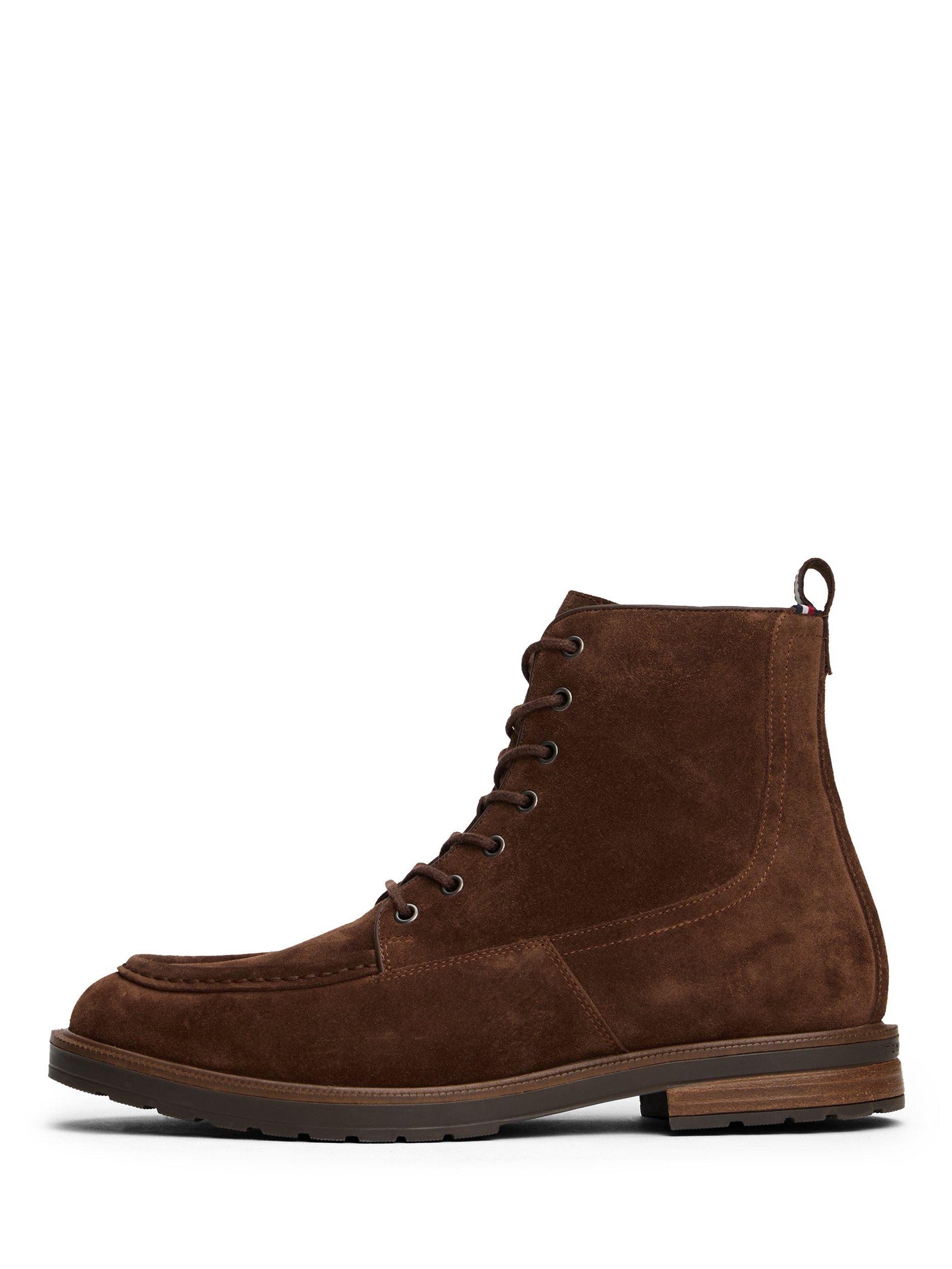 Product image 5 of 6, which shows Tommy Hilfiger Suede Cleated Ankle Boots, Legacy Brown, EU40