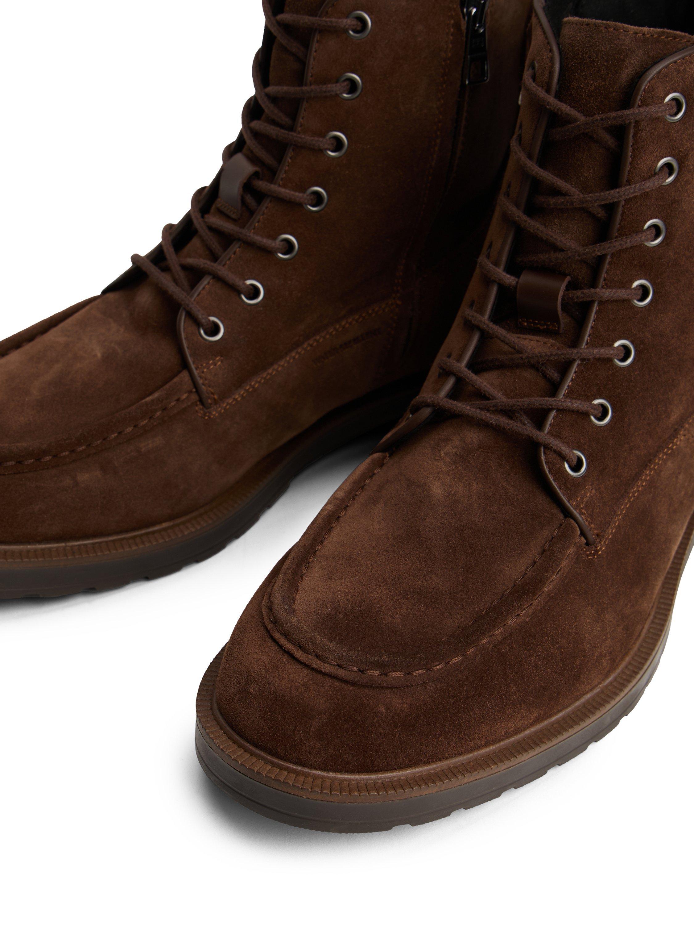 Product image 6 of 6, which shows Tommy Hilfiger Suede Cleated Ankle Boots, Legacy Brown, EU40