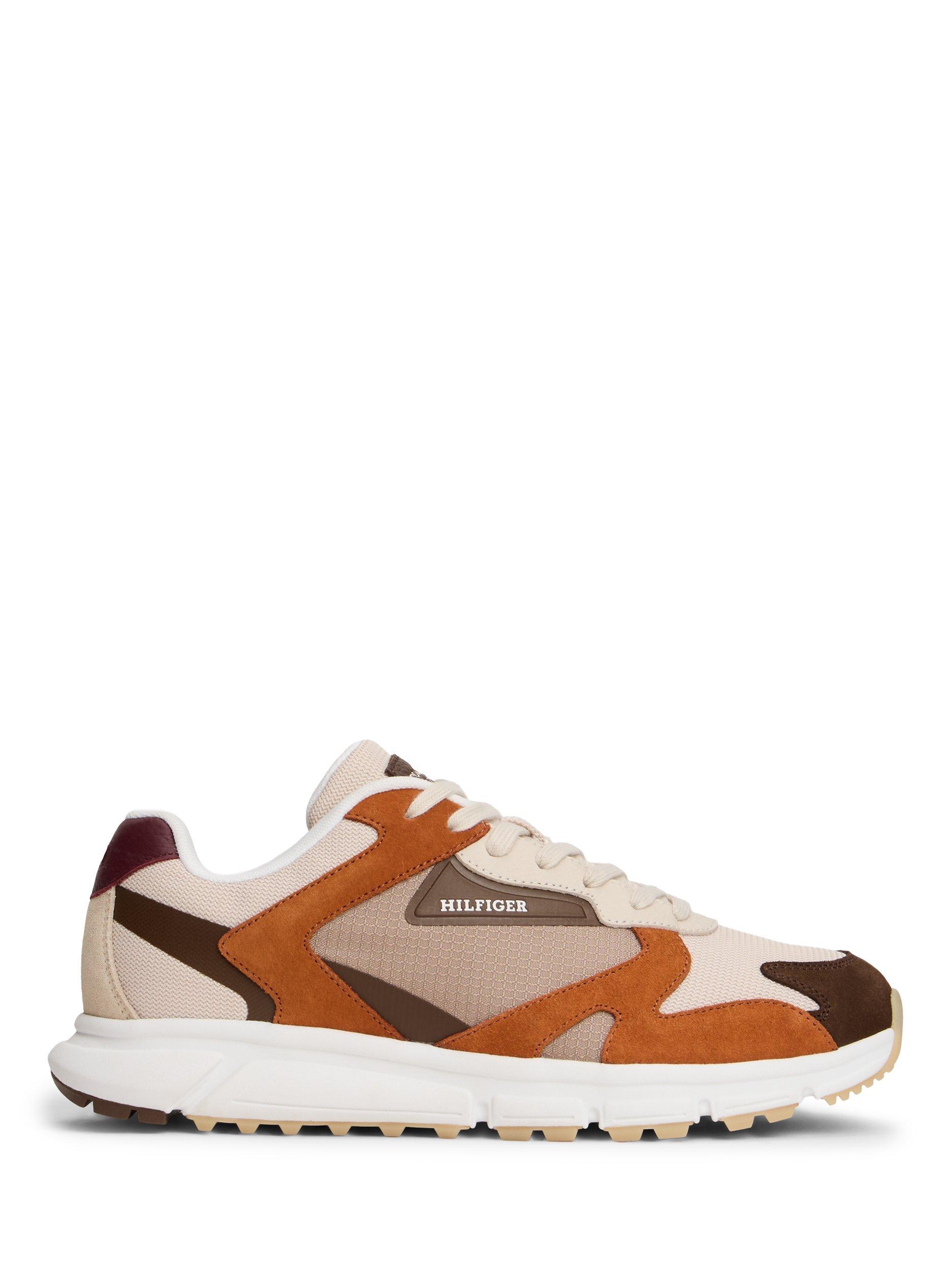 Product image 1 of 5, which shows Tommy Hilfiger Outdoor Runner Trainers, Coastal Taupe, 7