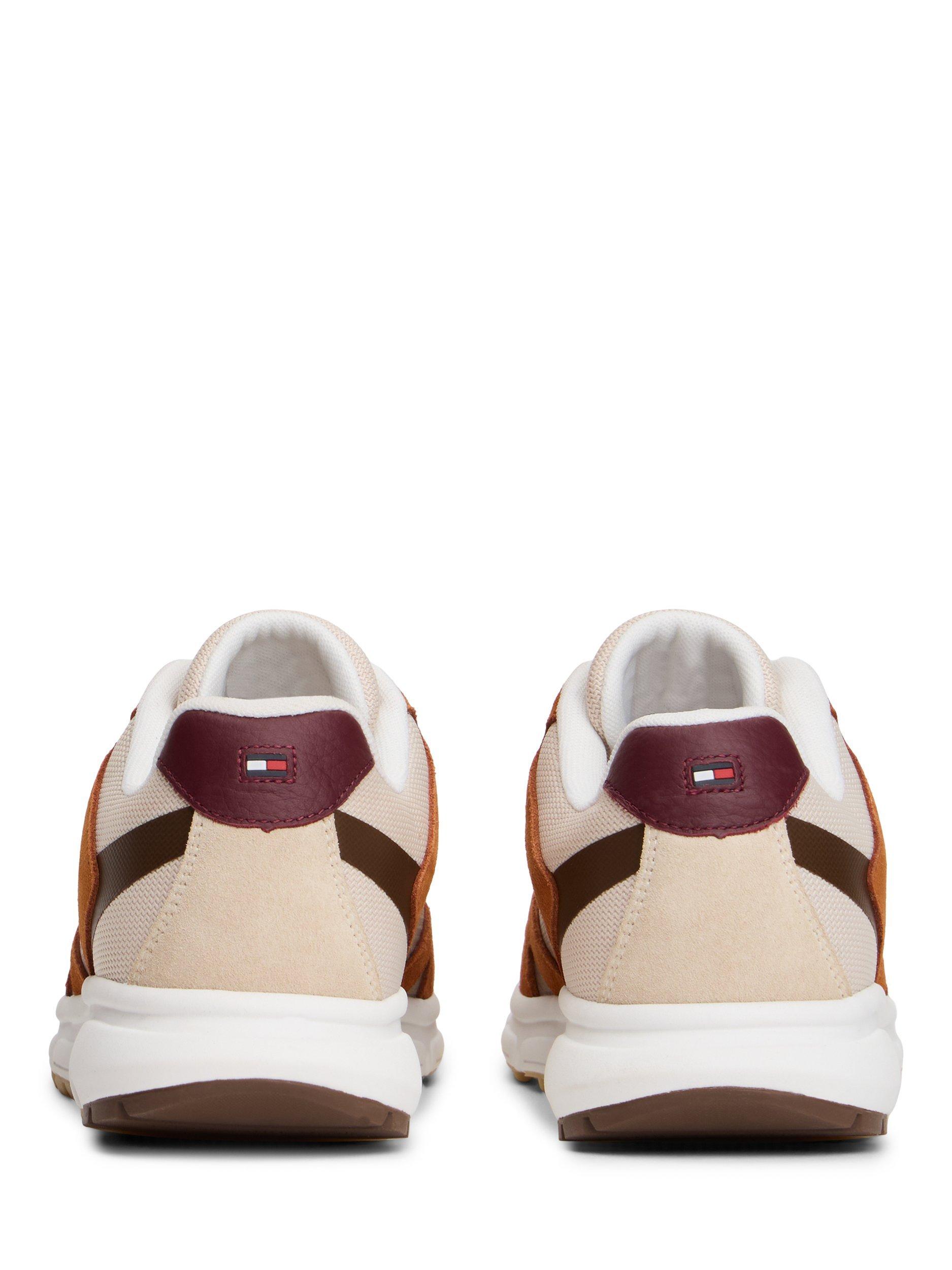 Product image 3 of 5, which shows Tommy Hilfiger Outdoor Runner Trainers, Coastal Taupe, 7