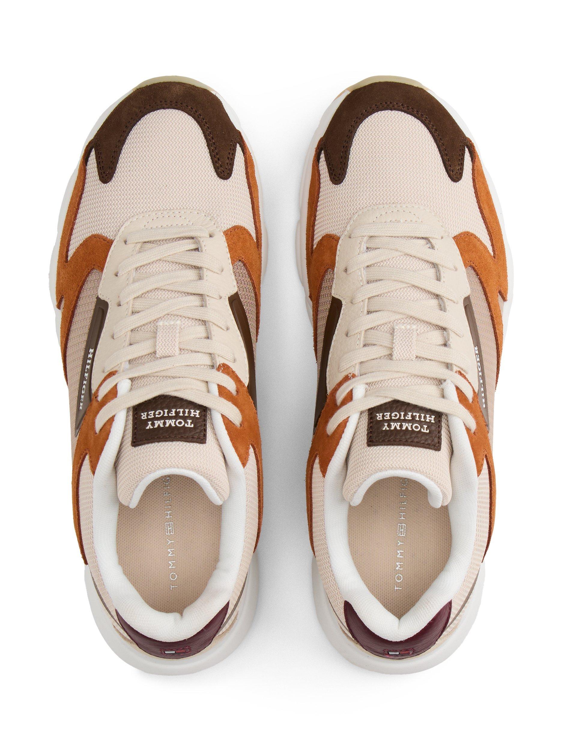 Product image 4 of 5, which shows Tommy Hilfiger Outdoor Runner Trainers, Coastal Taupe, 7