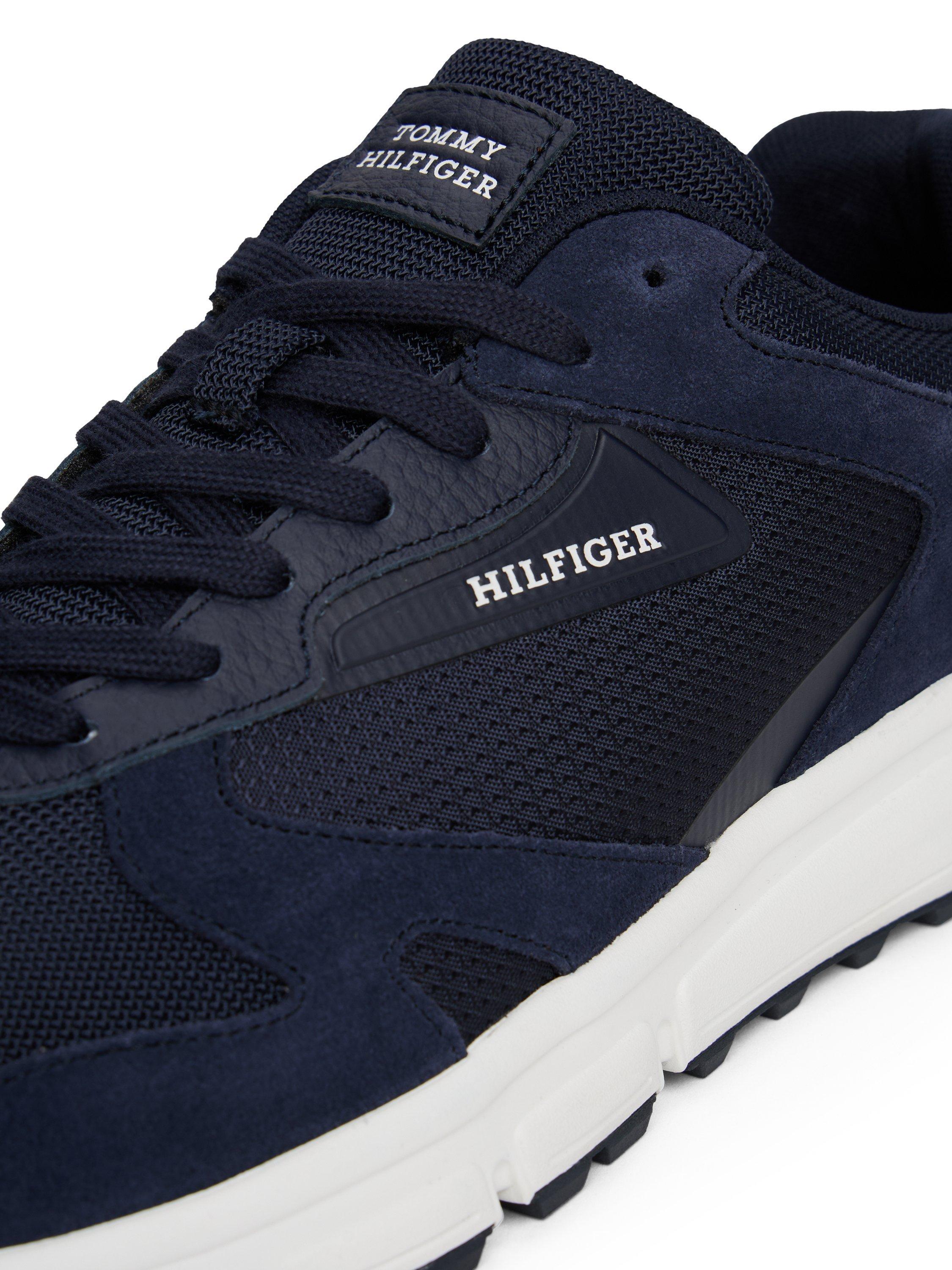Product image 5 of 6, which shows Tommy Hilfiger Outdoor Runner Suede Trainers, Space Blue, 6|6.5