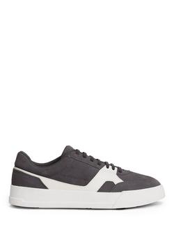 Tommy Hilfiger Court Craft Suede Trainers, Dark Ash, Dark Ash