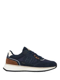 Hackett London Otto Lace Up Trainers, Navy