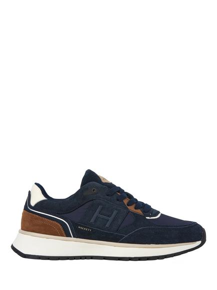 Hackett London Otto Lace Up Trainers, Navy, Navy