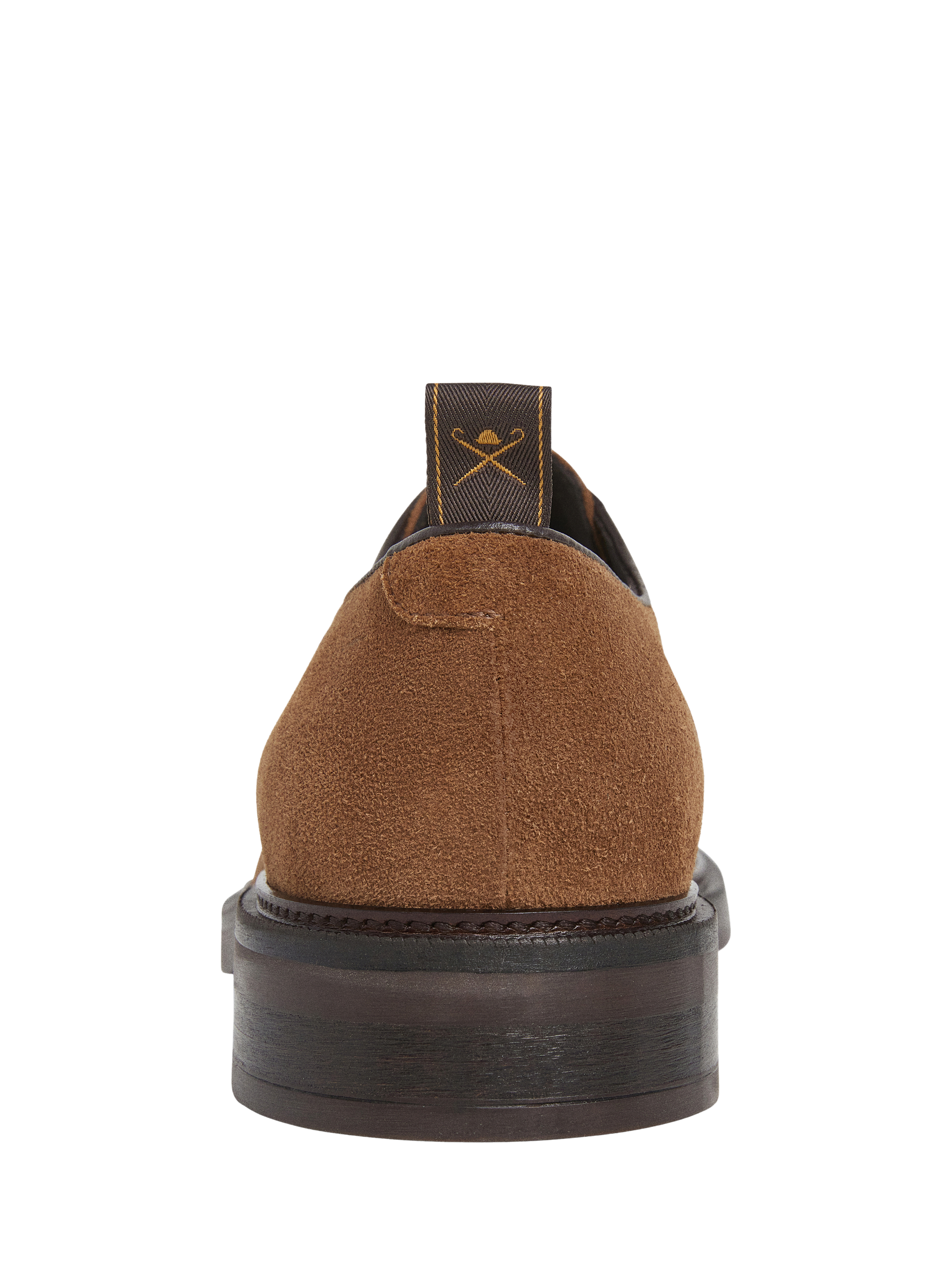 Product image 4 of 6, which shows Hackett London Suede Derby Shoes, Nut Brown, 11