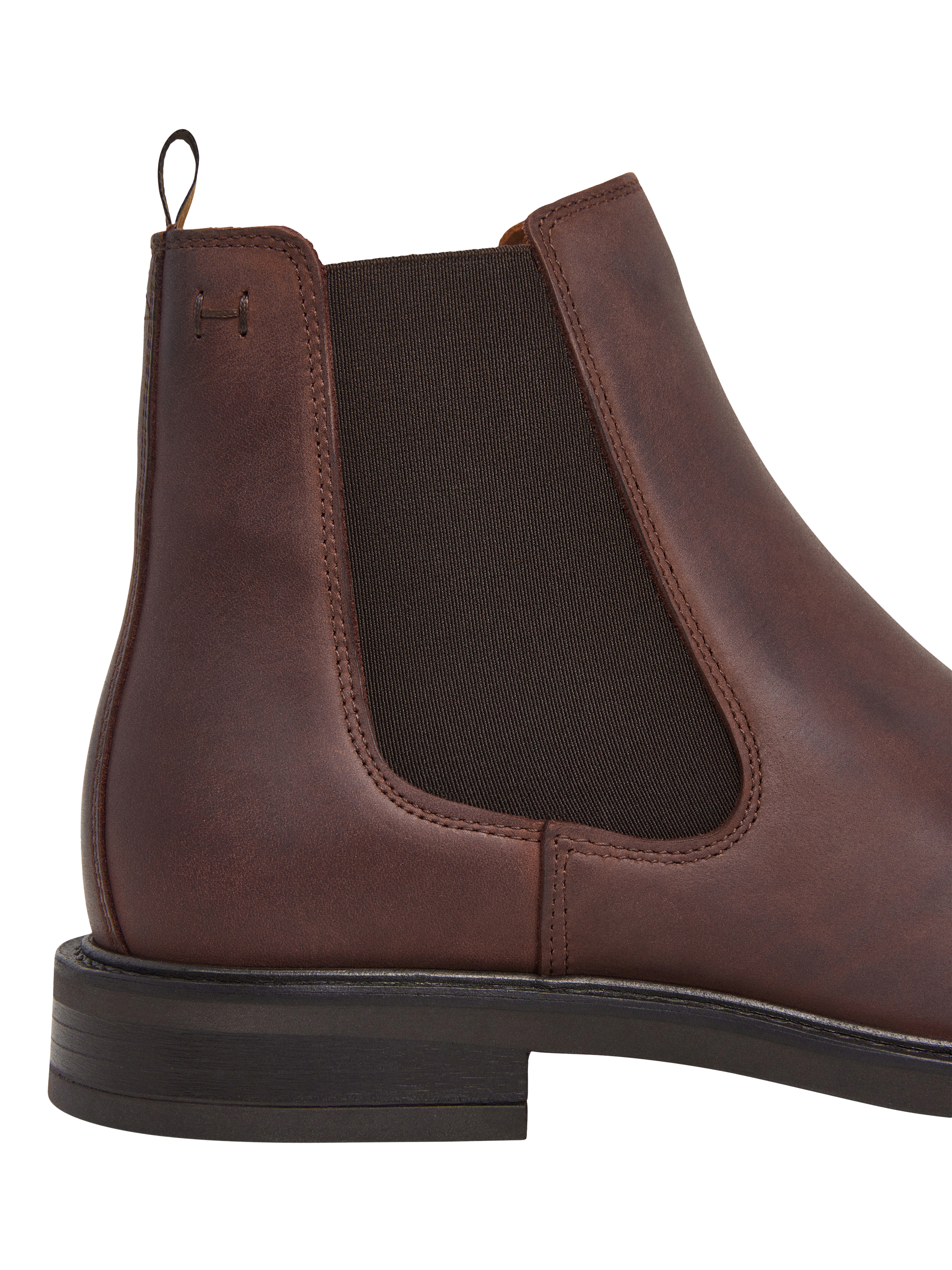 Product image 5 of 6, which shows Hackett London Leather Chelsea Boots, Dark Brown, 11