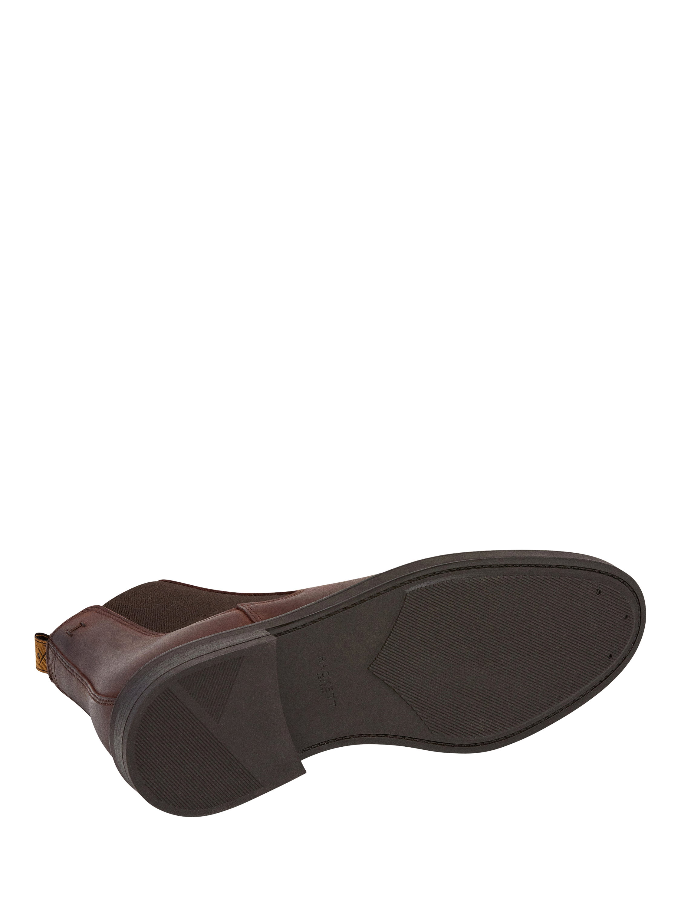 Product image 6 of 6, which shows Hackett London Leather Chelsea Boots, Dark Brown, 11
