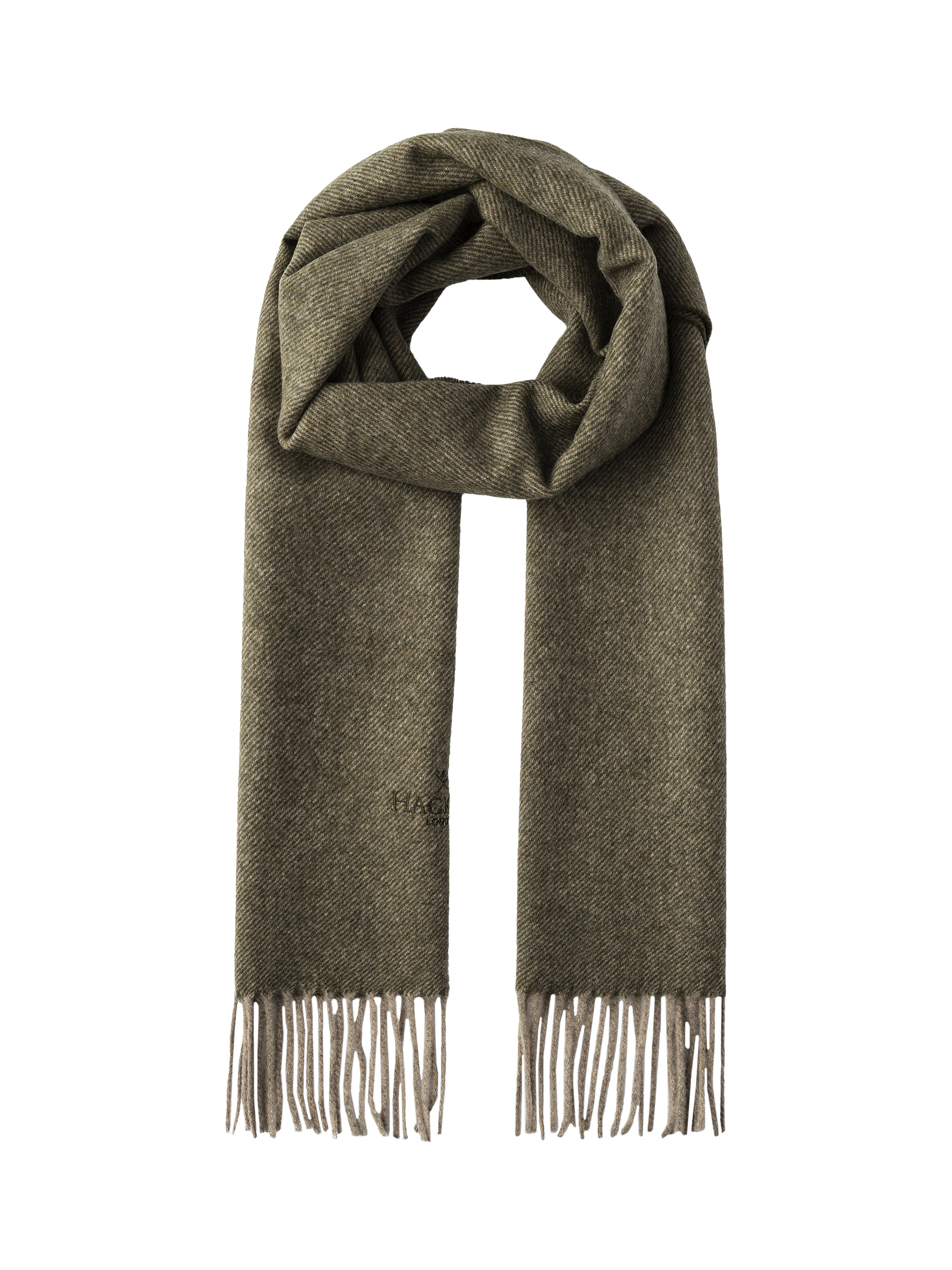 Hackett London Wool Cashmere Scarf