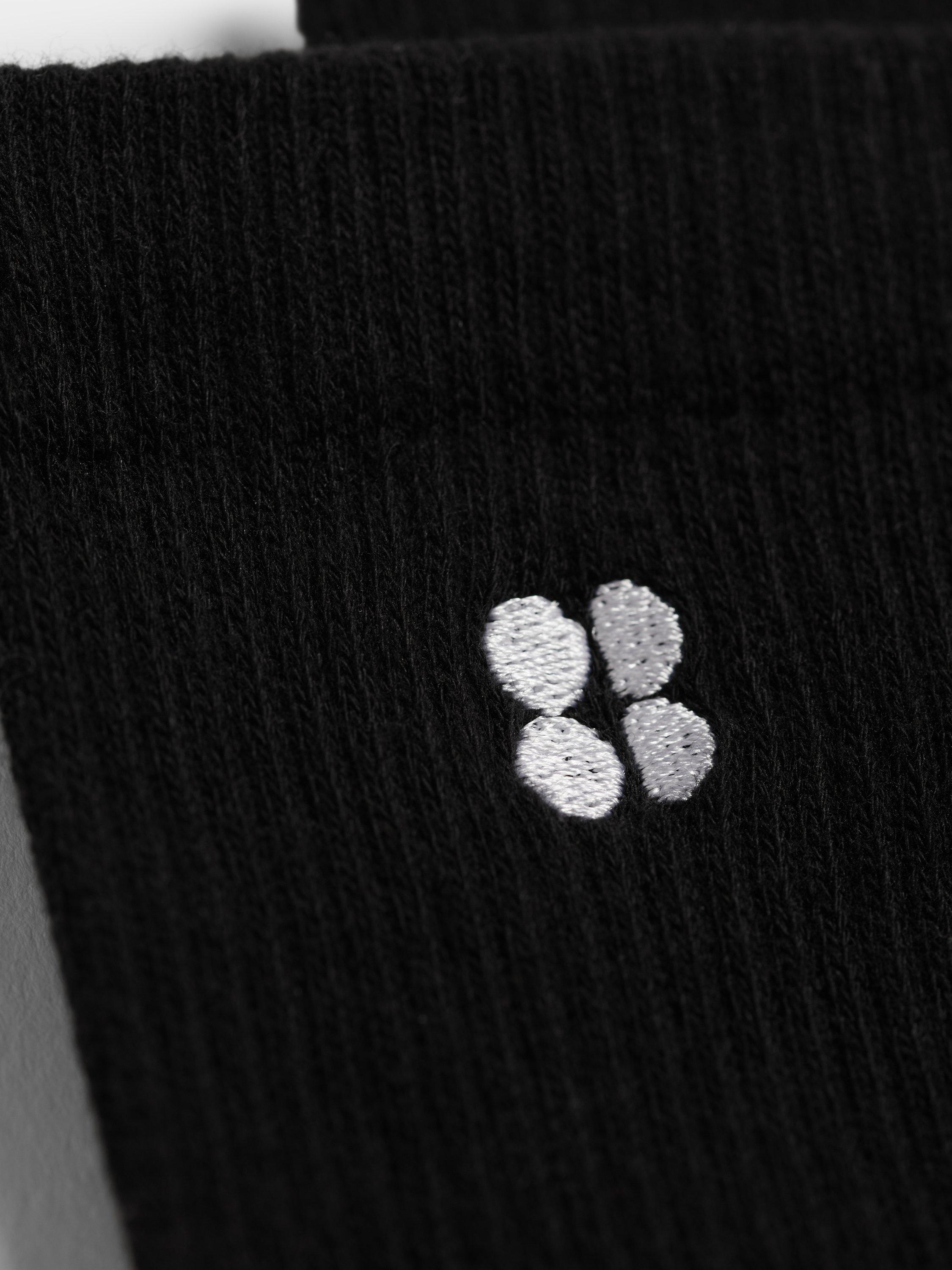 Product image 2 of 2, which shows Sweaty Betty Essentials Crew Socks, Pack of 3, Black, 2.5-4