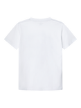 Hackett London Kids' Slim Fit Wavy Graphic T-Shirt, Optic White