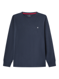 Hackett London Kids' Slim Fit 137-138 Long Sleeve T-Shirt, Midnight Blue