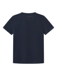 Hackett London Kids' Cotton Short Sleeved Pocket T-Shirt, Midnight Blue