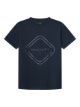 Hackett London Kids' Classic Fit Club House T-Shirt, Navy