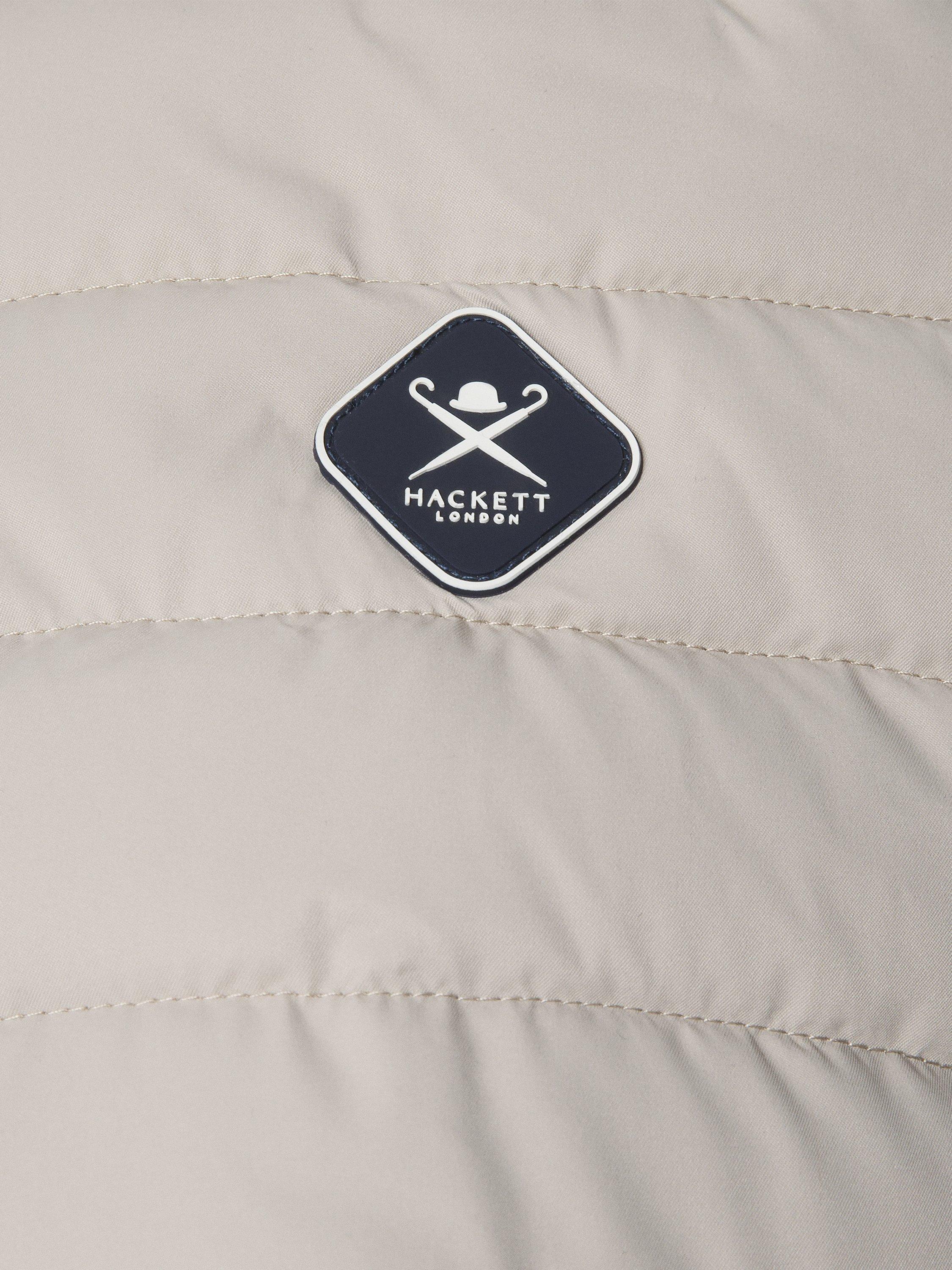 Product image 4 of 4, which shows Hackett London Kids' Hooded Puffer Jacket, Malt Beige, 15 years