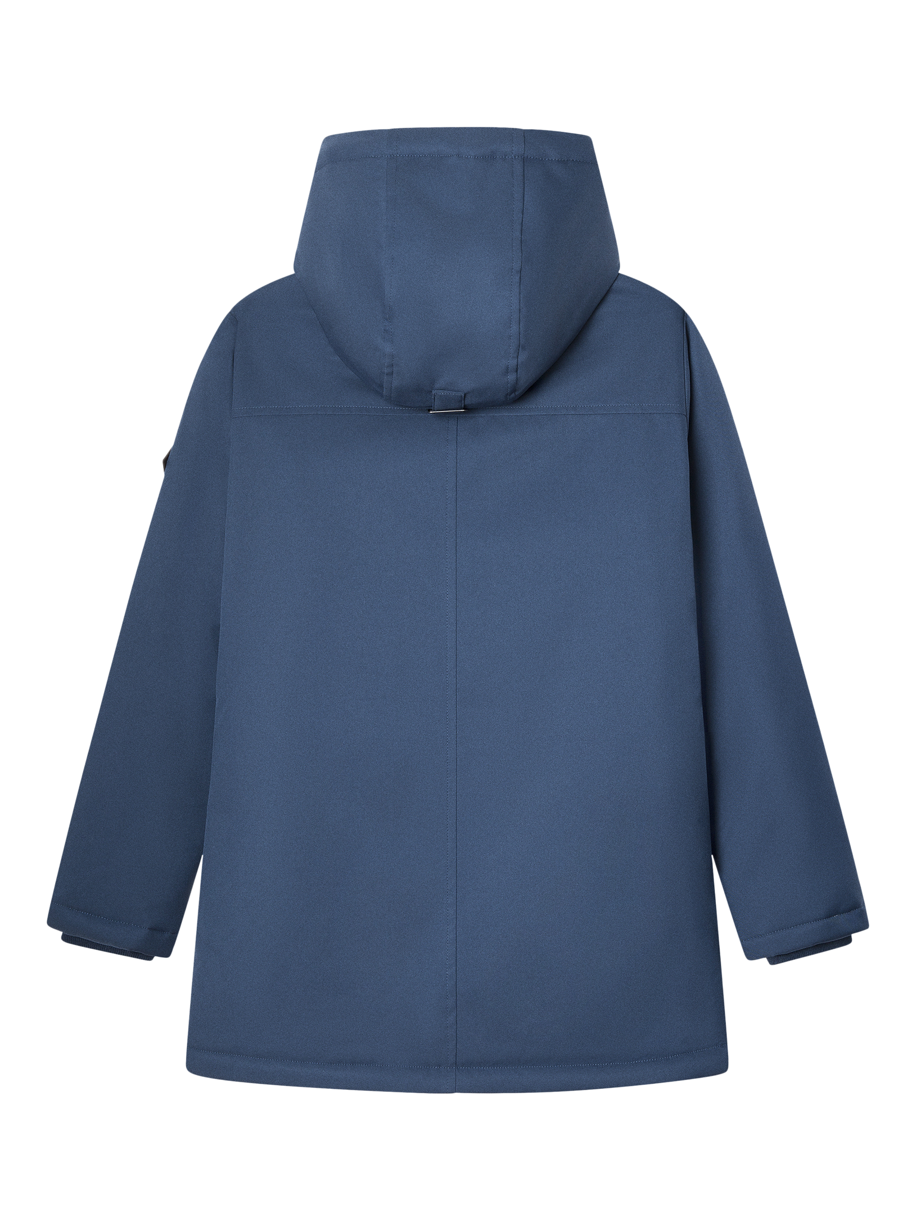 Product image 2 of 4, which shows Hackett London Kids' Twill Parka Jacket, Dark Denim Blue, 15 years