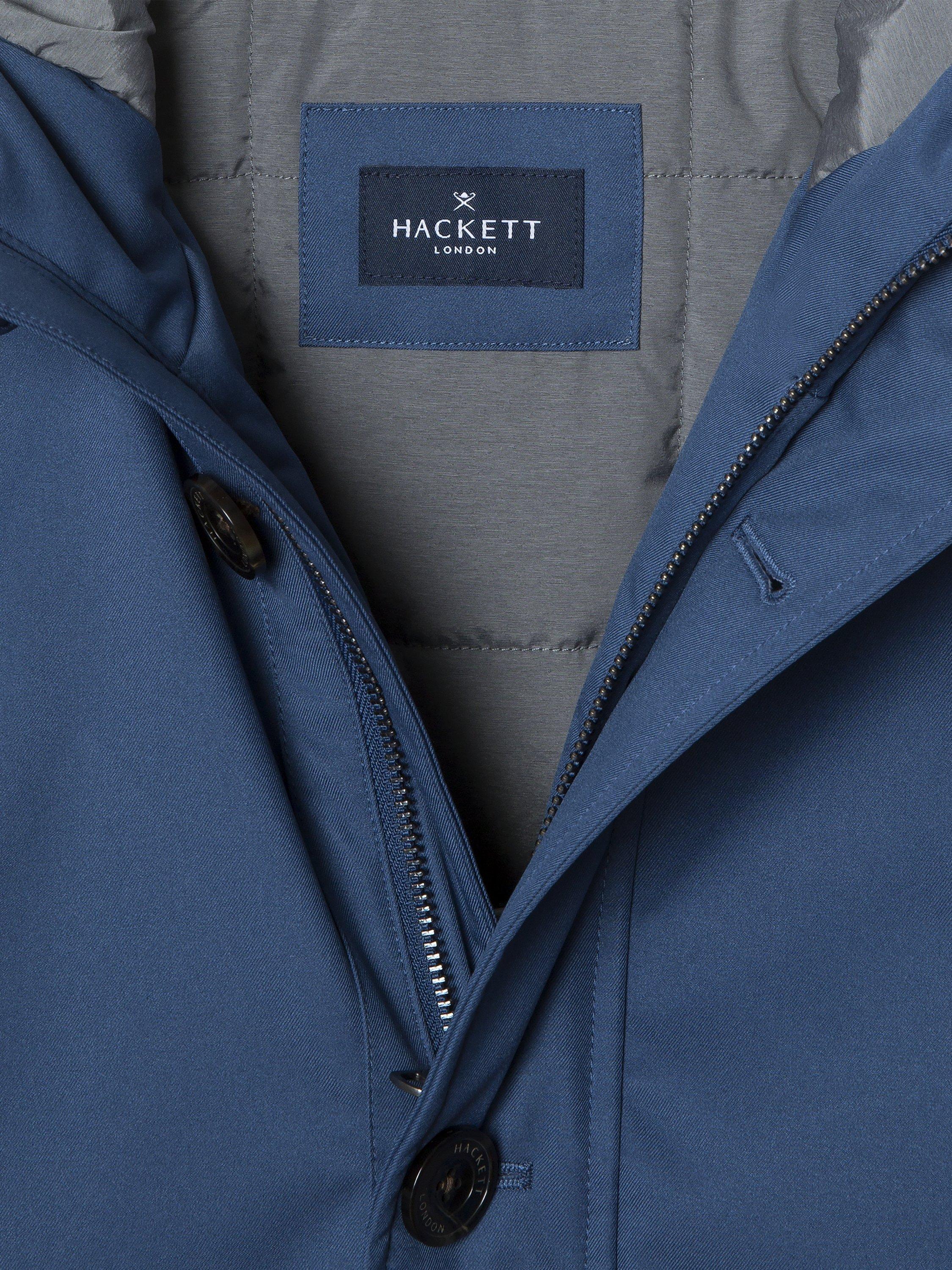 Product image 4 of 4, which shows Hackett London Kids' Twill Parka Jacket, Dark Denim Blue, 15 years
