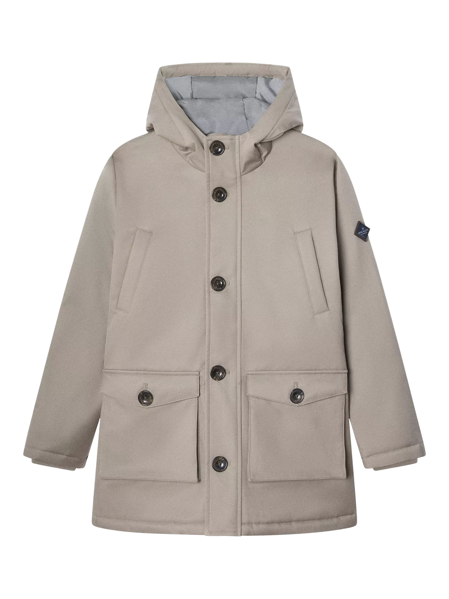 Hackett Dufflecoat 100 Wolle Hackett London Kids' Twill Hooded