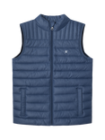 Hackett London Kids' Sleeveless Padded Gilet, Dark Denim Blue