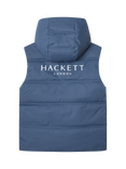Hackett London Kids' Reversible Gilet, Dark Denim Blue
