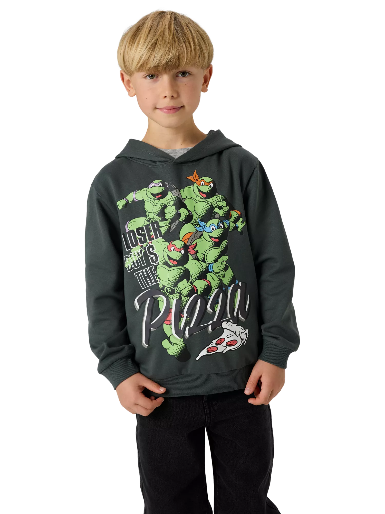 NAME IT Kids' Teenage Mutant Ninja Turtles Hoodie, Urban Chic