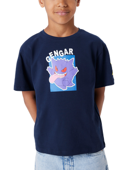 Name IT Kids' Pokémon T-Shirt, Navy, Navy