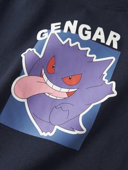 Name IT Kids' Pokémon T-Shirt, Navy - view 2, Navy